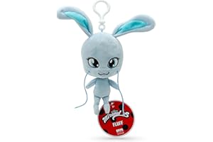 MIRACULOUS Cudowna Biedronka - Puch - Kwami w pełnym rozmiarze (12 cm) - Pluszowa zabawka kolekcjonerska - bardzo miękka pluszowa zabawka, z haftowanymi oczami i breloczkiem/plecakiem (Wyncor)