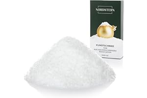 Nordstern Neige artificielle décorative 1000 ml – Neige très réaliste pour décoration d'hiver et boules à neige – Décoration de Noël en matières premières renouvelables