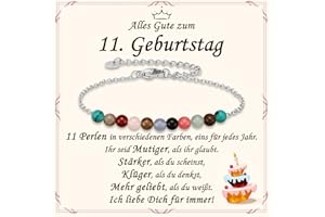 PDTU Geburtstagsgeschenk für Mädchen 6-18 Jahre, Buntes Armband Geschenk für Teenager zum Geburtstag