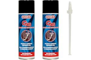 EUREX 2 BOMBOLETTE PULITORE COMPLETO IMPIANTI AUTO GPL + 1 RACCORDO