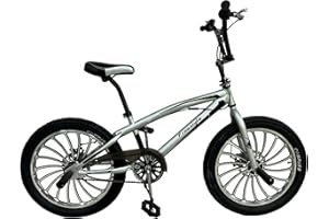 Royal Led Bicicletta Freestyle bici 20 pollici bmx freestyle cerchi in lega e freni a disco vari colori manubrio rotore 360° bici per bambini dai 7 anni in su