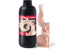 Phrozen Aqua-Ivory 4K Resin for High-Precision 3D Printing,405nm LCD UV-Curing Photopolymer Resin for Low Shrinkage, Great Detail, Smooth Color,Low Odor, Non-Brittle (1KG)