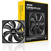 Ant Esports Carbonflow 120mm Case Fan - Black, High Static Pressure, PWM Control, 1300 RPM, 40.0 CFM Airflow