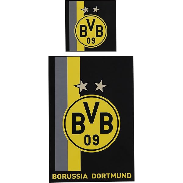 Borussia Dortmund dekbedovertrek 'de gele wand' 135 x 200 cm | bol
