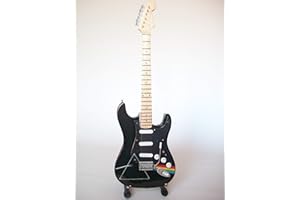 MUSIC LEGENDS COLLECTION Guitare miniature Fender Pink Floyd Dark side of the moon