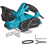 Cecotec Electric Wood Brush with Fast&amp;Clean 3000 Agile Cord. 650W, 16800rpm, Depth 2 mm, Width 82 mm, Double Reversible Blade