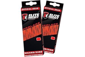 Elite Hockey Prolace Waxed Hockey Skate Laces - Set of 2 Pairs