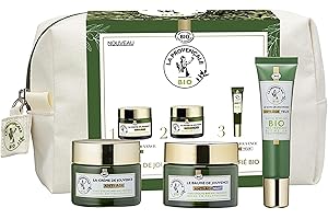 La Provençale - Trousse Rituel Jouvence Anti-Âge 3 Produits - Huile d’Olive Bio AOP Provence - Pour Tous Types de Peaux, Même Sensibles