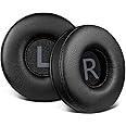 SOULWIT 70mm Earpads Replacement for JBL Tune 450BT (T450BT)/Tune 460BT(T460BT)/Tune 500BT (T500BT)/Tune 510BT/Tune 520BT, Ear Pads Cushions for JR 300BT/JR300/JR 310BT/JR310/E40BT - Black
