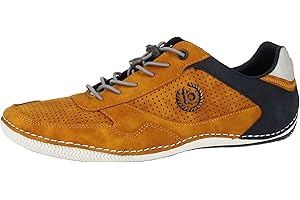 BUGATTI Mężczyźni Trampki codzienne z elastyczną podeszwą, buty sznurowane z pianką zapamiętującą kształt, elastyczne sznurowadłaAdidasy