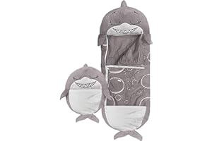 QIANYUANYY happy nappers sleeping bags for kids Plush toy cosy sleeping bag fluffy pillow collapsible portable kids sleeping bag happy napper