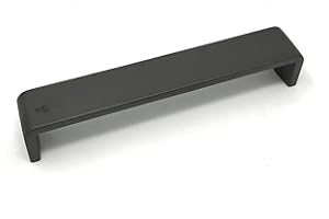 HANDLE & HOME 160mm Dark Grey/Titanium D Shape Handle for Kitchen Cabinets | Cupboard | Bedroom | Bathroom | Furniture