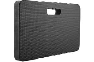 Delaman Cojín de Rodillas EVA Foam Kneeling Pads con Manijas, Kneeler Mat, Kneel Cojín de Trabajo, Jardineros (Color : Black)
