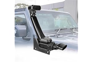 Flynsu Snorkel Kit Replacement for 2018-2022 Jeep Wrangler JL 2020-2022 Gladiator Low & High Mount Cold Air Intake Snorkel System 17756.31