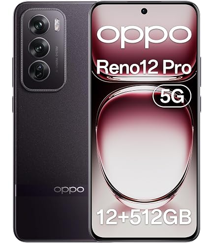 OPPO Reno12 Pro 5G – 24GB (12+12) + 512GB, Display 6.7" AMOLED, Fotocamera 50+8+50MP, Batteria 5000mAh, 80W – Nebula