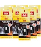 8 Tablettes Nettoyantes Pour Machines à Café Automatiques - Compatibles Melitta Perfect Clean, 1,8g, Avec Chiffon Microfibre