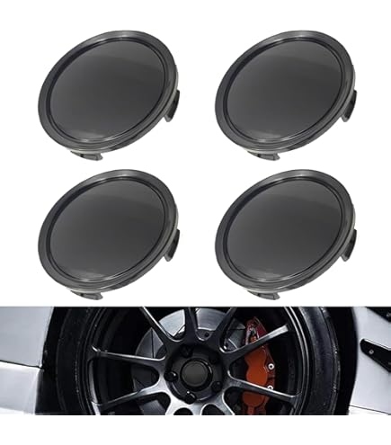 AMG-naafdop, Afdekkap in het midden (Zwart mat) | Velgaccessoires