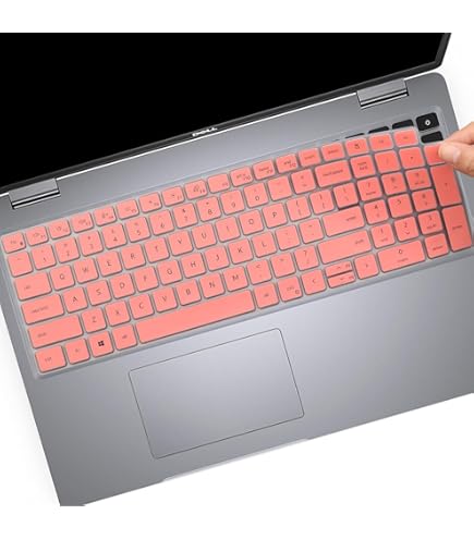 Housse De Clavier En Silicone Pour Dell Latitude 3550/5520/5530/5550 Et Precision 3560/3570 - Noir, Protection Anti-poussière Et Anti-liquides