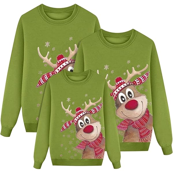Sudadera Navideña SFreeBo Para Niños - Algodón, Manga Larga, Estampado 3D, Tallas 4-11 Años