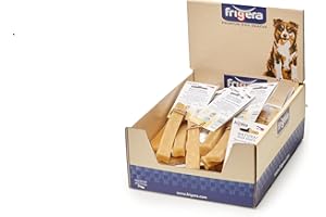Frigera Bâtonnet de Fromage de Yak S 1pc (25-45 g/pc) – Produit Artisanal, Bon pour Le cœur, Riche en protéines de qualité, Plaisir de Mastication idéal pour Chiens