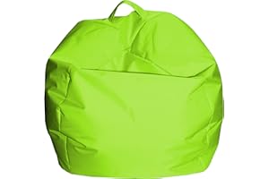 Talamo Italia Pouf a Sacco Elegante, Colore Verde, Misure 65 x 50 x 65 cm