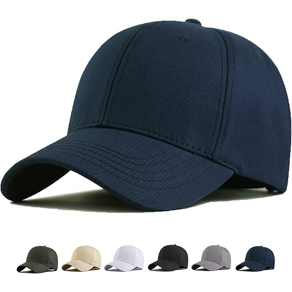 BABAHU Heren en Dames Baseball Pet Gewoon Leeg Verstelbaar Klassiek Baseball Pet 100% Katoen Golf Papa Hoed, One size