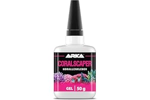 MICROBE-LIFT Korallenkleber Gel – ARKA Coralscaper 50 g – extra stark für schnelles & punktgenaues Verkleben von Korallen & Ablegern im Meerwasseraquarium – tropffrei, ergiebig & sofort haftend, schnell & sicher
