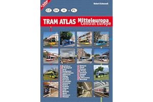 Tram Atlas Mitteleuropa/Central Europe: Tschechien, Slowakei, Ungarn + Polen