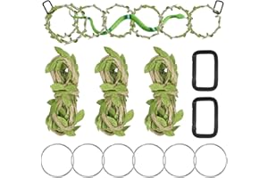 Snake Enrichment Toys, Climbing Ring Set for Small Snakes Enrichment Rings for Ball, Climbing Accessories for Terrarium, Bearded Dragon Chameleon Iguana Gecko Parrot