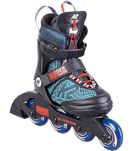 Pattini In Linea K2 Raider PRO 2022 - Regolabili Per Bambini, Blue/Giallo, SoftBoot Comfort - Foto 3