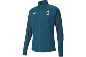 PUMA A.C. Milan 1899 Long Sleeve Zip Up Blue Mens Track Jacket 758235 03