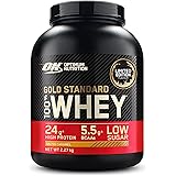 Optimum Nutrition Gold Standard 100% Whey Muscle Building and Recovery Protein Powder with Naturally Occurring Glutamine and 
