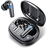 Bluetooth Kopfhörer, Kopfhörer Kabellos 5.3 HiFi Stereoklang, In-Ear kopfhörer Bluetooth mit Mic, 35 Stunden Wiedergabezeit, 