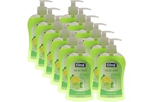 HIBUYSELECT 12 x Elina med - Seife/Flüssigseife - Zitrus Frische - Mit Limetten Duft (12 x 500 ml)
