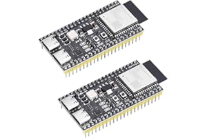 Diymore 2PCS for ESP32 S3 DevKitC 1 N16R8 for ESP32 S3 WROOM1 N16R8 Development Board WiFi Bluetooth 5.0 Mesh wifi for ESP32 S3 Module with soldered pins