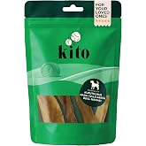 Kito Kurutulmuş Dana Kelle Derisi &Ccedil;iğnemelik K&ouml;pek &Ouml;d&uuml;l Maması%100 Doğal, Glutensiz, Organik 100 gr (Dog Treat)