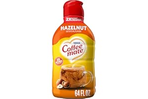 Coffee mate Hazelnut Flavored Coffee Creamer Non-Dairy Gluten-Free, 64 FL OZ (1.89L)