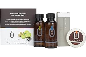 Present-More Amenities baño Zenzero - Línea de cortesía 30 huéspedes de Hoteles y B&B | Amenities baño sin alérgenos con fragancia Jengibre y Limón