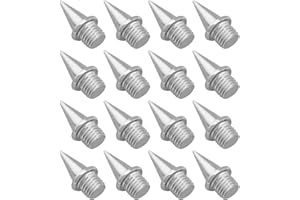 Be In Your Mind 28 punte per scarpe pista diametro filettato 5 mm lunghezza unghie 9 mm per allenamento competitivo corsa a piedi sprint su asfalto cenere campo di ghiaccio, argento