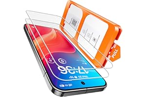 TOCOL 2 Piezas Protector Pantalla Para Google Pixel 10 Pro XL/Pixel 9 Pro XL, Alineación Automática para Una Instalación Rápida, Cristal Templado de Dureza 9H Inastillable, HD Transparente