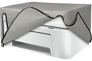 ‎KWMOBILE kwmobile Cover kompatibel mit HP DeskJet 4120e / DeskJet 4155e / 4220e - Tasche Hülle Drucker - Staubschutzhülle Schutzhaube Schutzhülle - Hellgrau