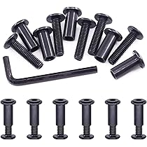 25 Viti M6 X 30 Mm Con Dadi E Chiave - Nichelate, Testa Esagonale, Per Mobili E Fai Da Te - Foto 13