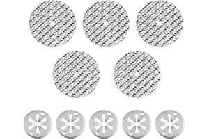 QTMMC 5 Sets Exhaust Heat Shield Repair Kit 30mm Car Heat Shield Clips Metal Heat Protection Plate Repair Stainless Steel Locking Washers Compatible with Most Cars Vehicle OE Number N90335004