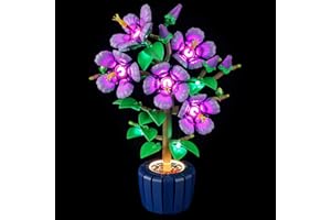 BRIKSMAX Kit de iluminación LED para LEGO The Botanical Collection Hibisco - Compatible con Lego 10372 Building Blocks Model- No incluir el conjunto de Lego