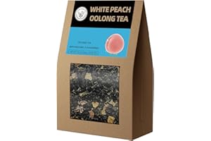 HANFANGLING White Peach Oolong Tea, Relieve Fatigue, Refreshing, Caffeine Alternative, Promote Digestion, Fresh Sweetness of White Peach and Aromatic Taste of Oolong Tea