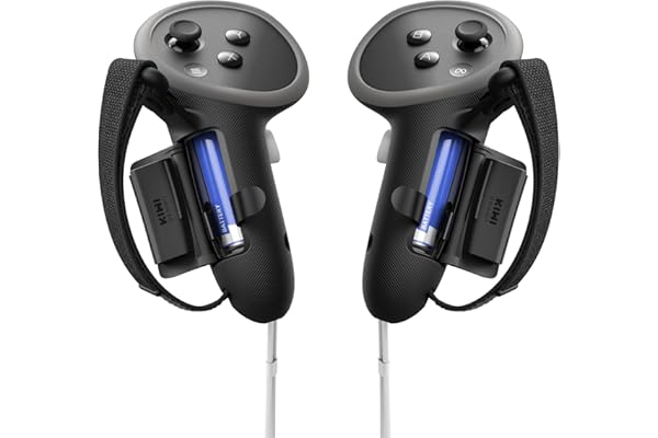 KIWI design G4 Pro Poignées de Manette Compatibles avec Meta Quest 3/3S, Accréditées par Meta