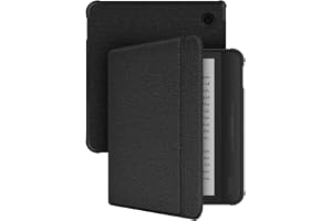 Handheld Case for 7" Kobo Libra Color (2024) & Kobo Libra 2 (2021) | Auto Wake/Sleep E Reader Protective Cover (Black)