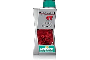 HUILE MOTEUR MOTOREX CROSS POWER 4T 10W60 100% SYNTHÉTIQUE 1L