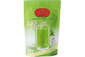 EMOBUG Cha Tra Mue tè verde instant 3 in 1 thai green tea mix powder, Milk Green Tea 500 g (1 pezzi)