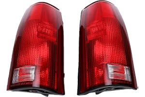 VGEBY Baklykta, Röd Klar Lins, 1988-1999 | ABS-hus direkt byte, återställer bromsblinkers, för Chevrolet Trucks SUV:ar
